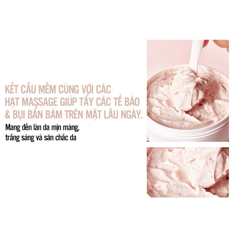 Tẩy da chết đào cho mặt và body Honey Peach Fenfi