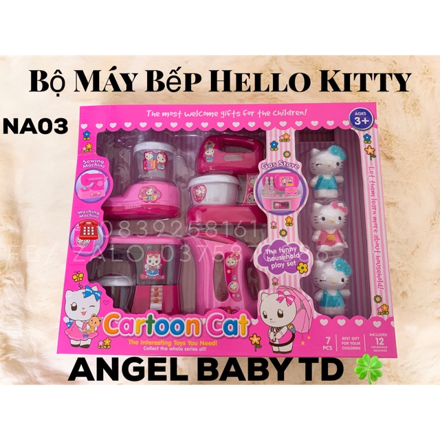 Bộ Đồ Chơi Nấu Ăn HELLO KITTY có ĐÈN có NHẠC