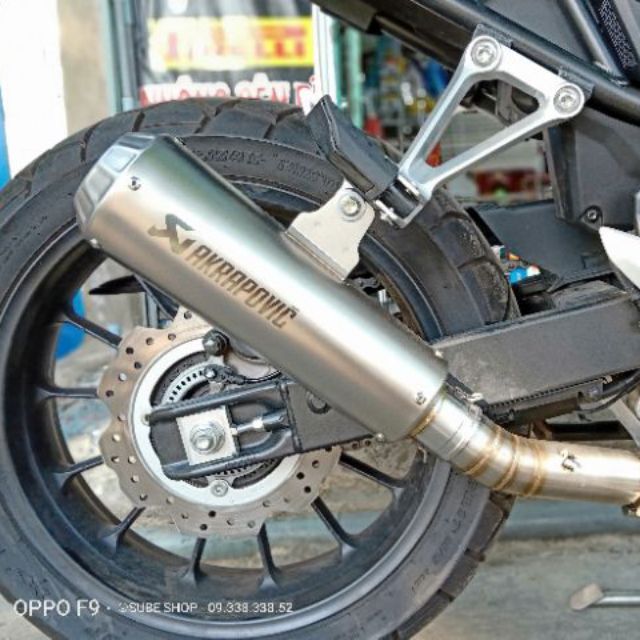 Pô Akrapovic R3 nhập Thái (có clip)