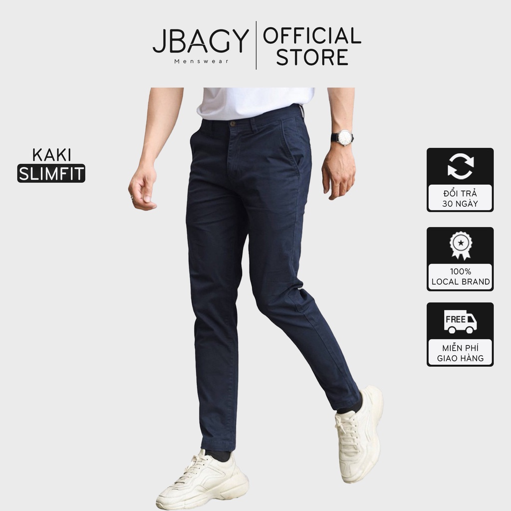 Quần kaki nam cao cấp dáng slimfit thời trang JBAGY - QKK