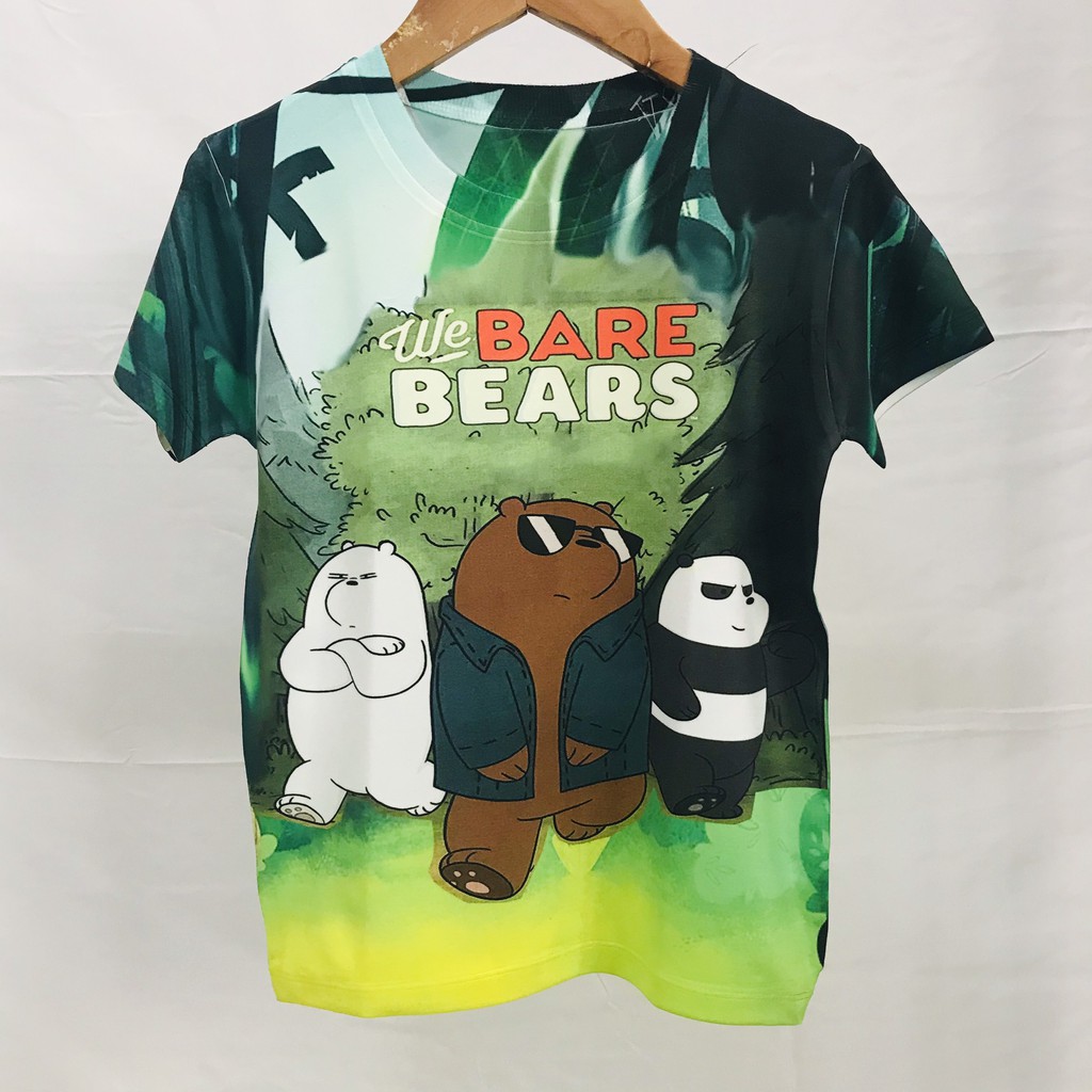 Áo thun 3 chú gấu Bears cho bé in 3D