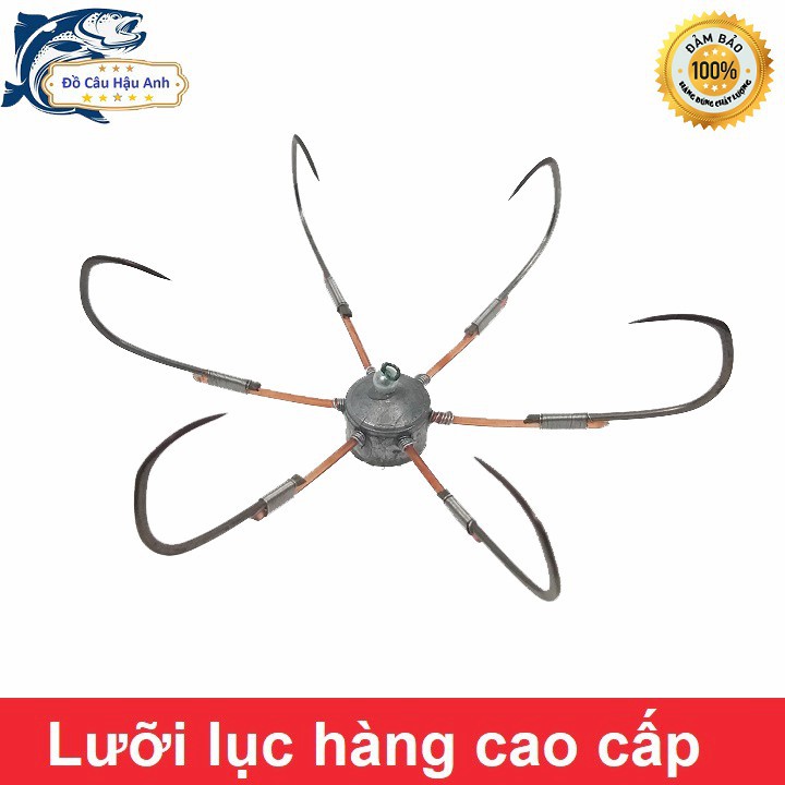 Lưỡi lục chì đúc A, lưỡi câu lục thép nga siêu bén siêu bền. hàng hót 22