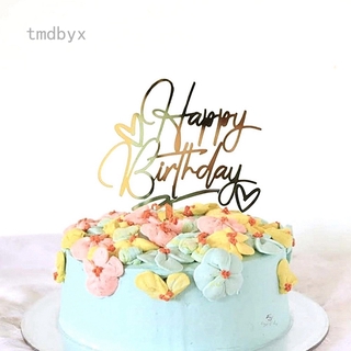 Tmdbyx Phụ Kiện Trang Trí Bánh Kem Chữ Happy Birthday