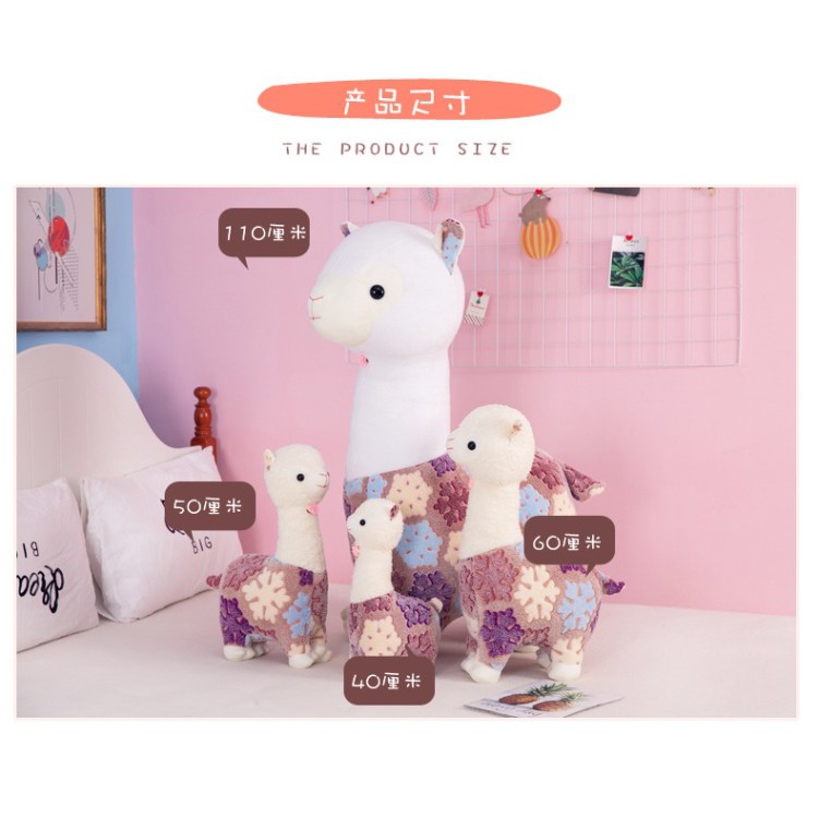 Mới Thú Nhồi Bông Hình Lạc Đà Alpaca Xinh Xắn