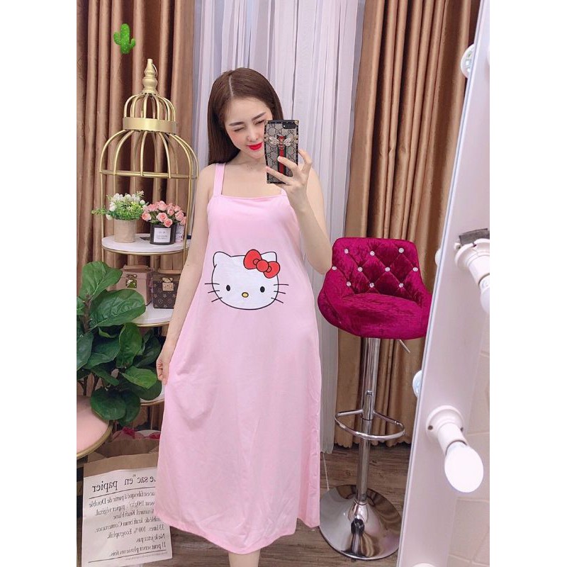 🎀🎀 Đầm ngủ suông chất cotton mềm mát mặc ở nhà 🎀🎀 | BigBuy360 - bigbuy360.vn