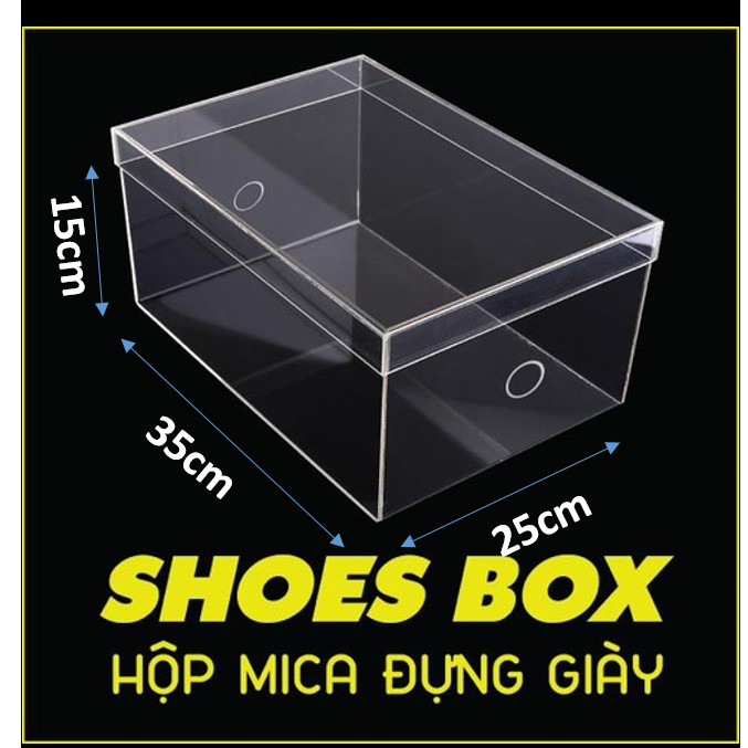 HỘP/ BOX ĐỰNG GIÀY TRONG SUỐT CAO CẤP