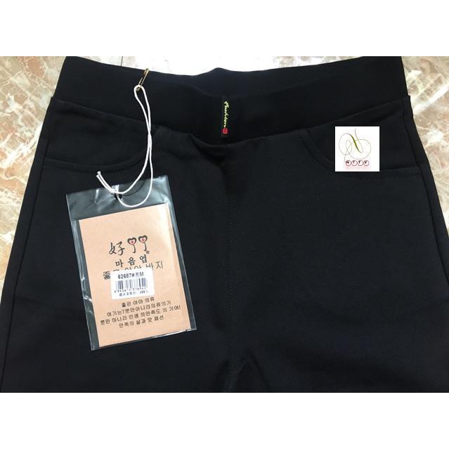 Ms62687 quần legging vải umi hàn hàng Quảng Châu