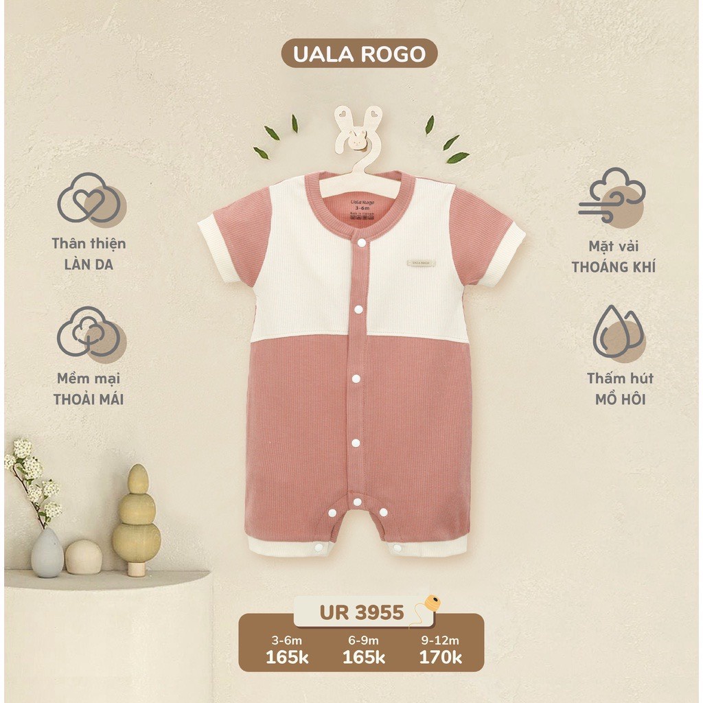 Bộ Body Cộc Vải Cotton Uala Rogo UR3955