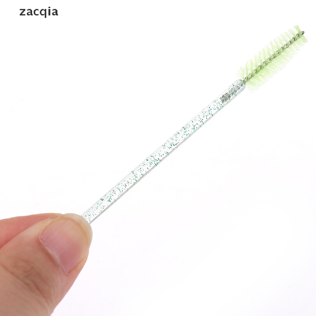 Bộ 50 Cọ Trang Điểm Lông Mi / Lông Mày Dùng Một Lần Kèm Lược Pha Lê