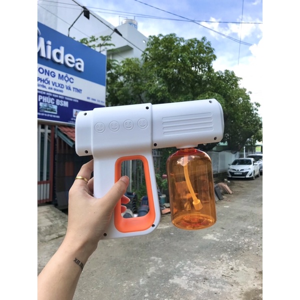 (Xã kho tết) Súng xịt khử khuẩn K6x logo mặt cười - Máy phun sương mạnh, hạt sương mịn tiết kiệm cồn | BigBuy360 - bigbuy360.vn