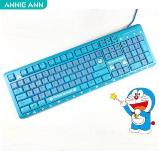 Bàn Phím Hello Kitty Doraemon Có Dây Cho Bé Gái
