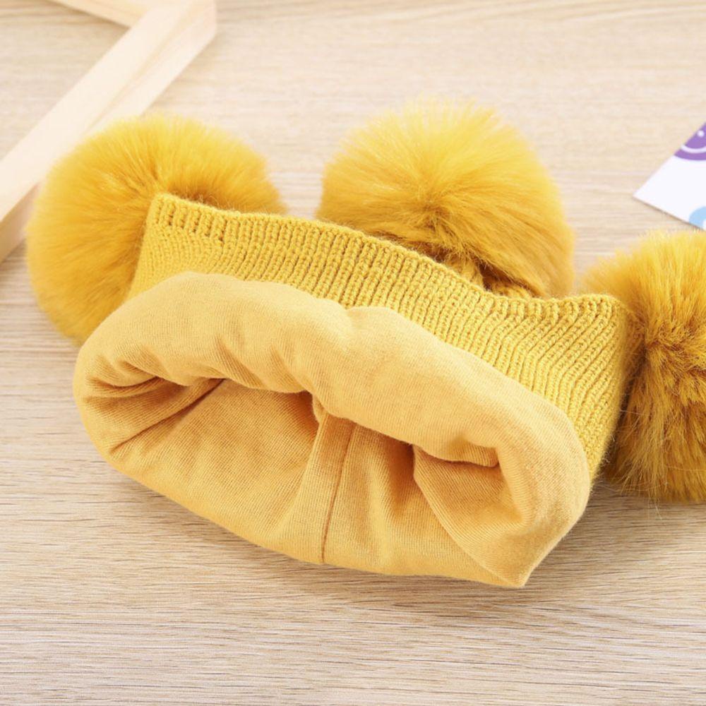 BEAUTY Mũ Len Che Tai Giữ Ấm Mùa Đông Cho Bé 6 Tháng-3 Tuổi