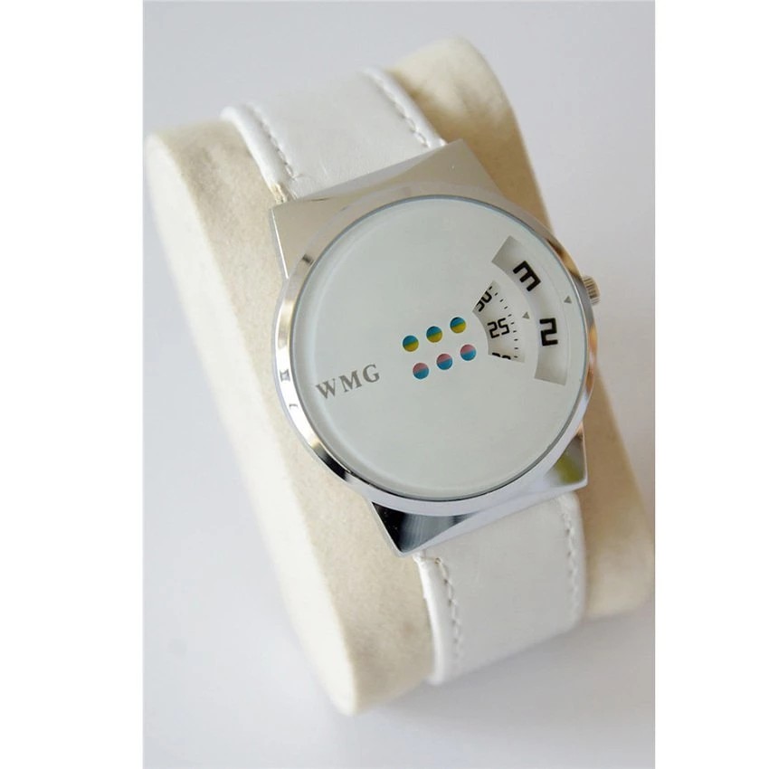 Đồng hồ nam - nữ dây da tổng hợp chính hãng WMG WMG001 | BigBuy360 - bigbuy360.vn