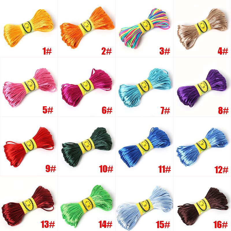 Cuộn chỉ nylon 20 màu 2.5mm 20m chất lượng