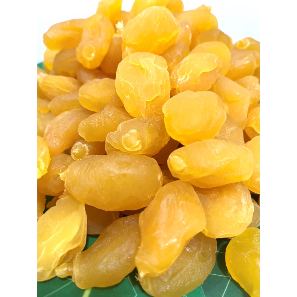 Mứt Đào Vàng Ô Mai Đào Giòn Đà Lạt Chua Ngọt Thơm Ngon - Túi 500g