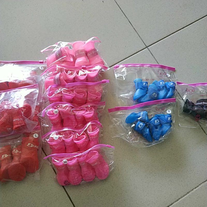 Giày đi mưa cute thời trang cho CHÓ MÈO