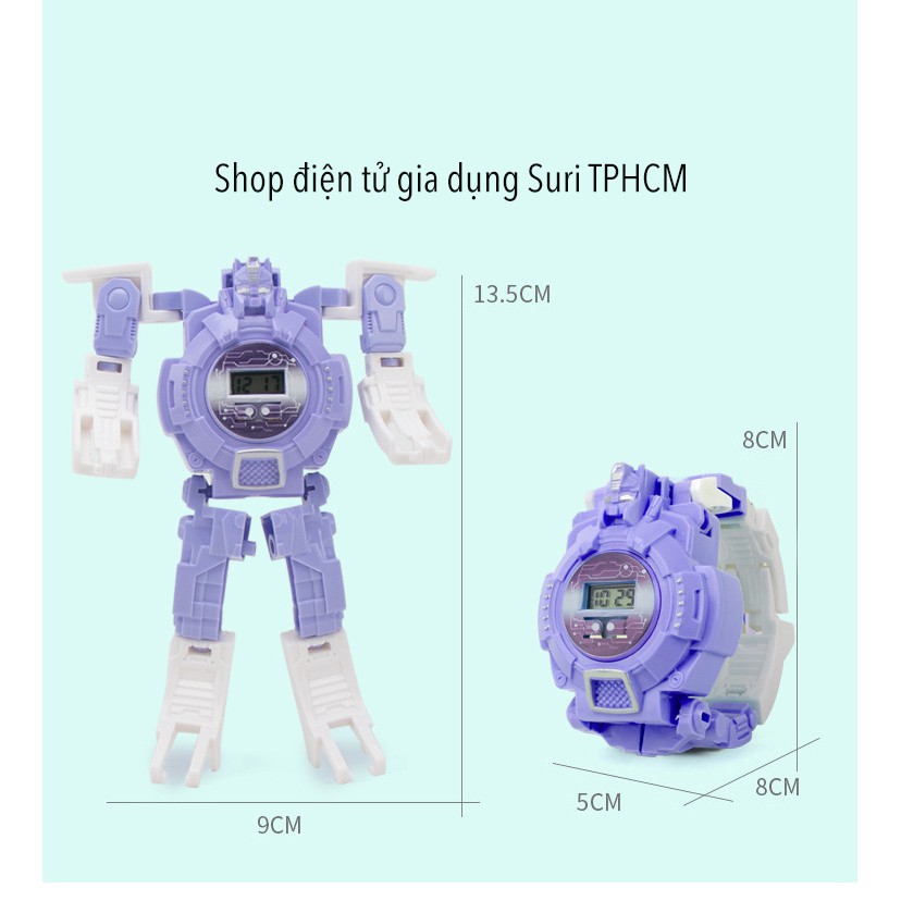 Đồng hồ robot biến hình cho bé fullbox | BigBuy360 - bigbuy360.vn