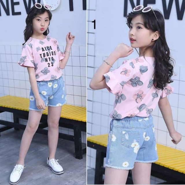 Combo bộ bé gái
