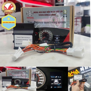 Bộ kích hoạt hiển thị áp suất lốp lên màn đồng hồ ODO cho dòng xe Cross và Camry 2018-2022