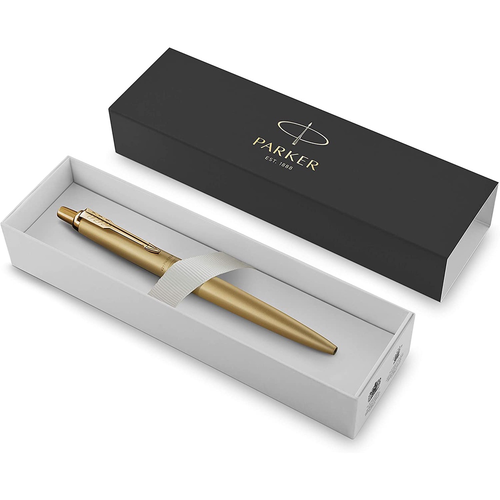 Bút bi, bút ký cao cấp Parker ngòi 1,0mm, thân kim loại, hộp sang trọng thích hợp làm quà tặng Parker Jotter XL Gold