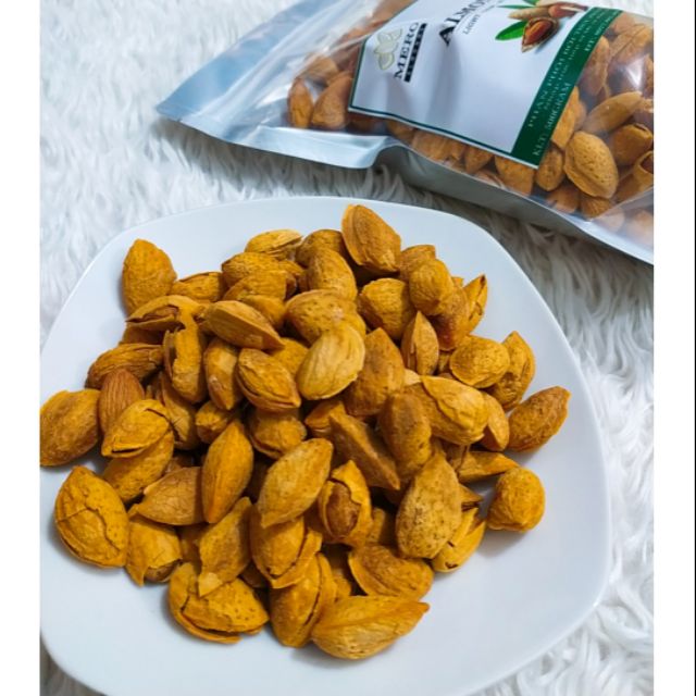 500GRAM HẠNH NHÂN RANG BƠ VỎ MỎNG MỸ