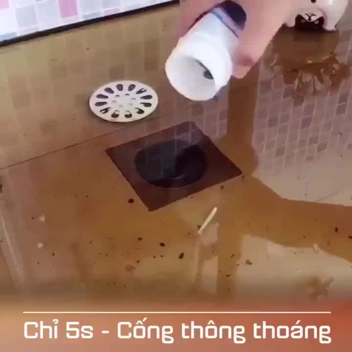 Bột Thông Tắc Cống Bồn Cầu Bồn Rửa Mặt Đường Ống