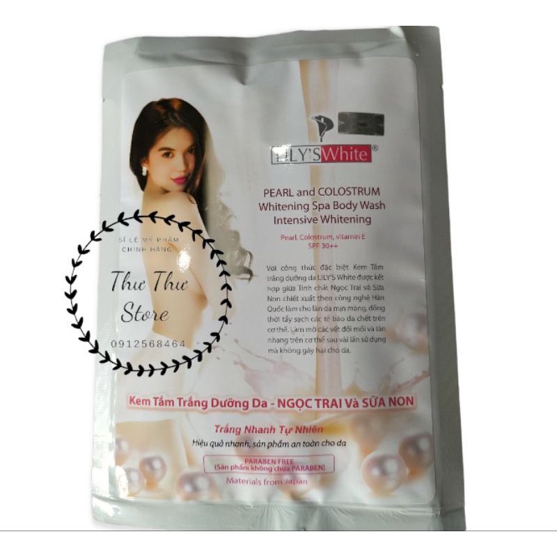 Kem và Bột Tắm Trắng Toàn Thân Body Lily's White