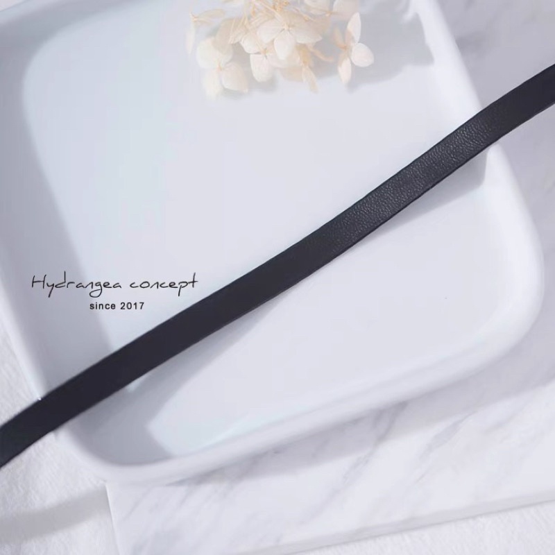 vòng cổ bằng da pu dây chuyền đen cá tính choker phong cách hàn quốc