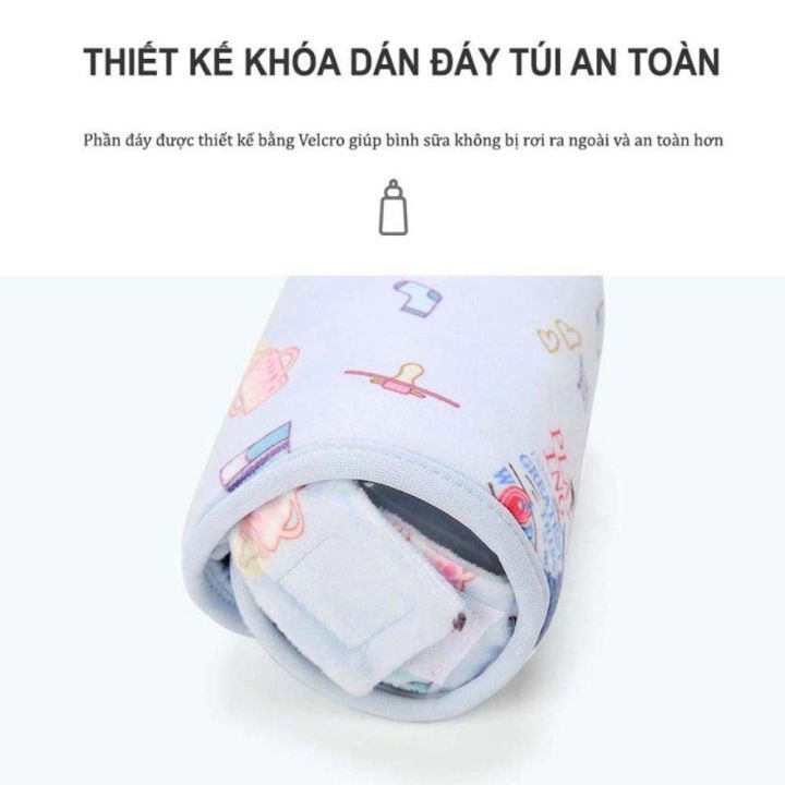 Túi Ủ Bình Sữa Thông Minh Warm Milk Hâm Sữa Di Động, Túi Giữ Nhiệt Bình Sữa Cho Bé Bằng USB Phù Hợp Tất Cả Các Loại Bình