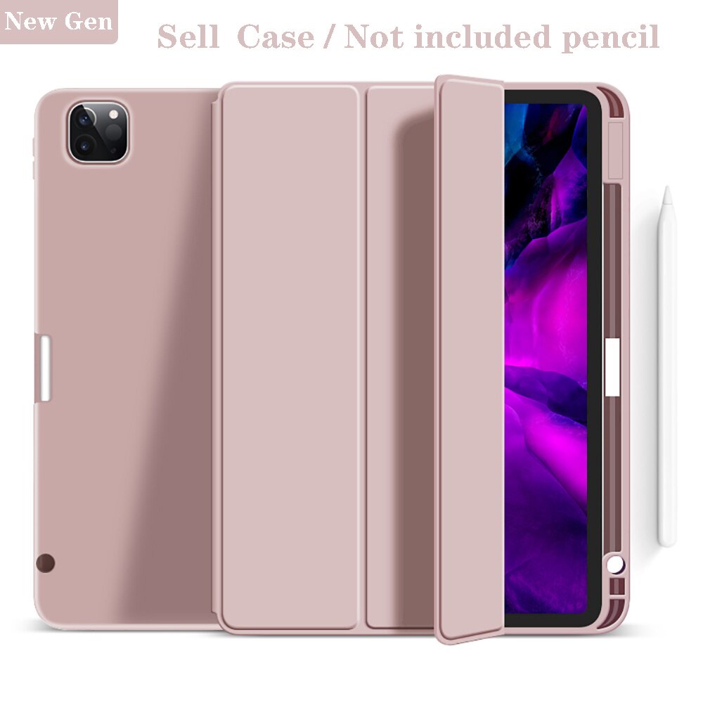 Bao Da Máy Tính Bảng Có Ngăn Đựng Bút Cảm Ứng Cho iPad Air 4 Pro 11 2020 iPad Pro 12.