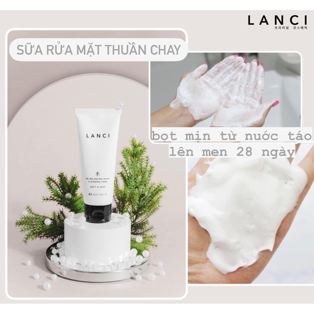 Sữa Rửa Mặt Lanci Whitening Deep Clean 100ml | Shopee Việt Nam