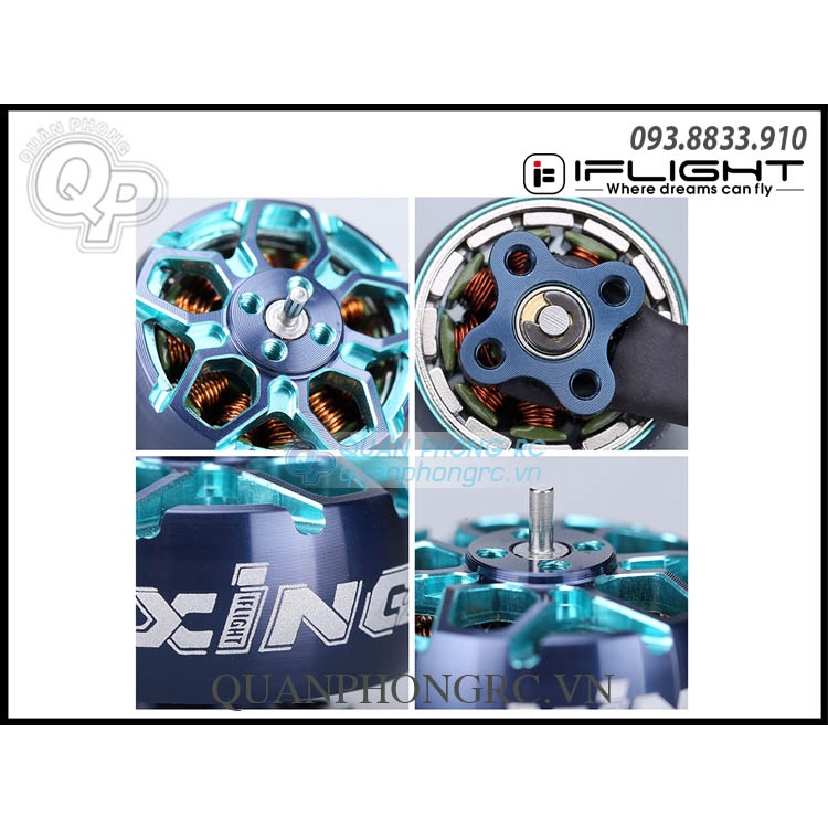 Motor iFlight XING 2 1404 3800KV Brushless Motor Unibell