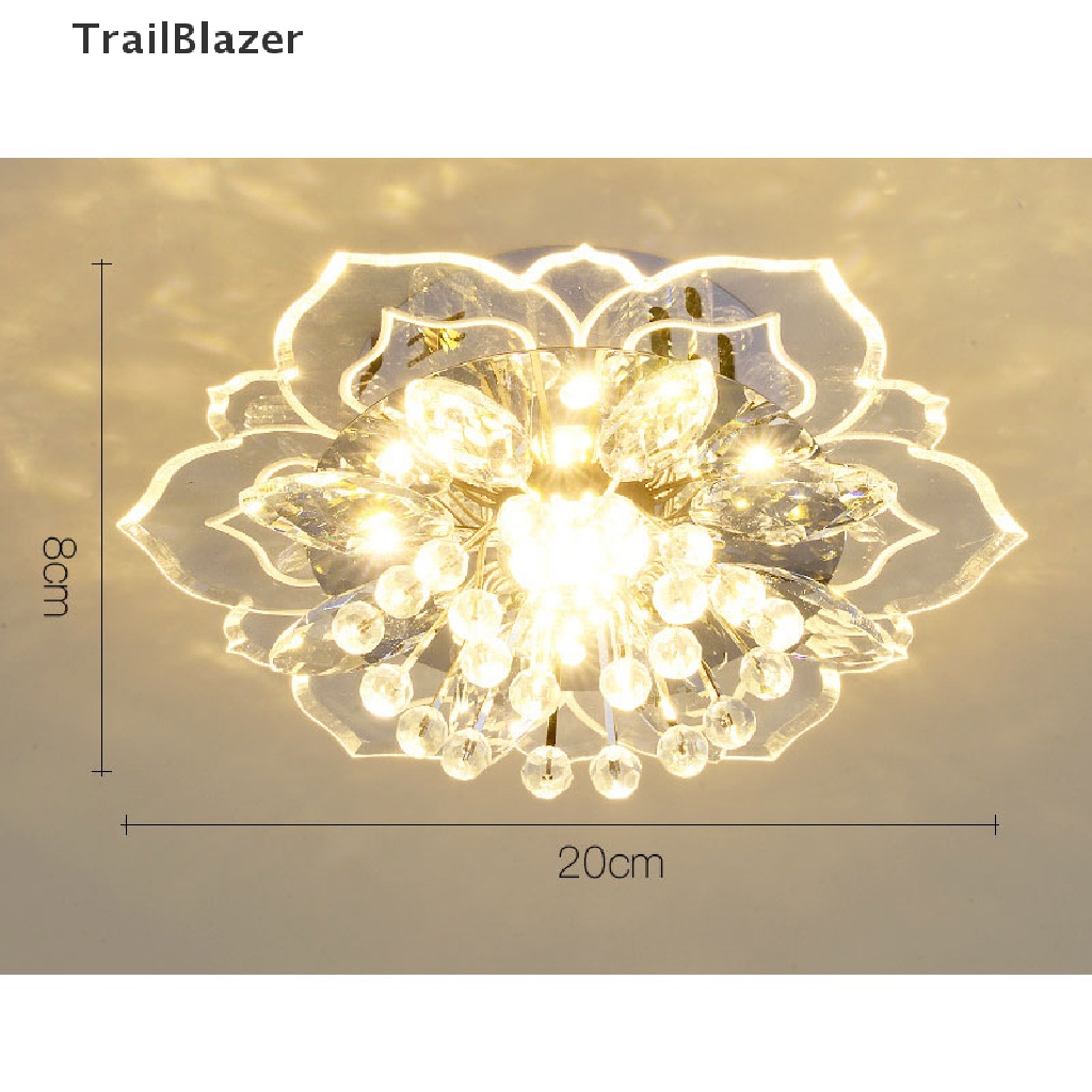 Đèn trần pha lê 20cm 9W sang trọng hiện đại cho hành lang