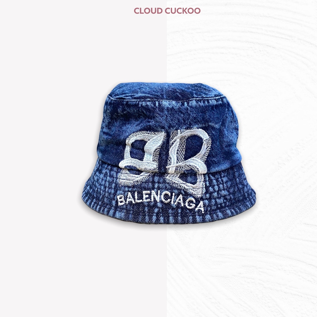 Mũ Bucket Denim Jeans Bò Thêu Chữ Siêu Xinh - Mã Số: MBK05081