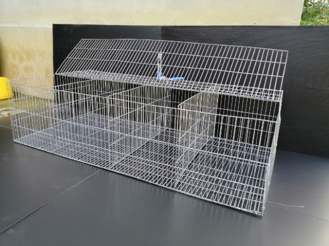 LỒNG THỎ THỊT 4 Ô 120X60X30 CM