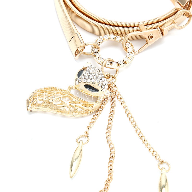 Đai Thắt Lưng Váy Đầm Chuỗi Đính Đá Sang Chảnh