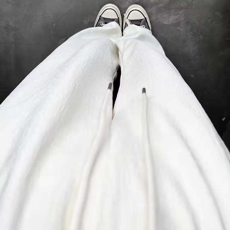 Quần Ống Xuông Culottes Lưng Cao Lụa Xốp Loại 1
