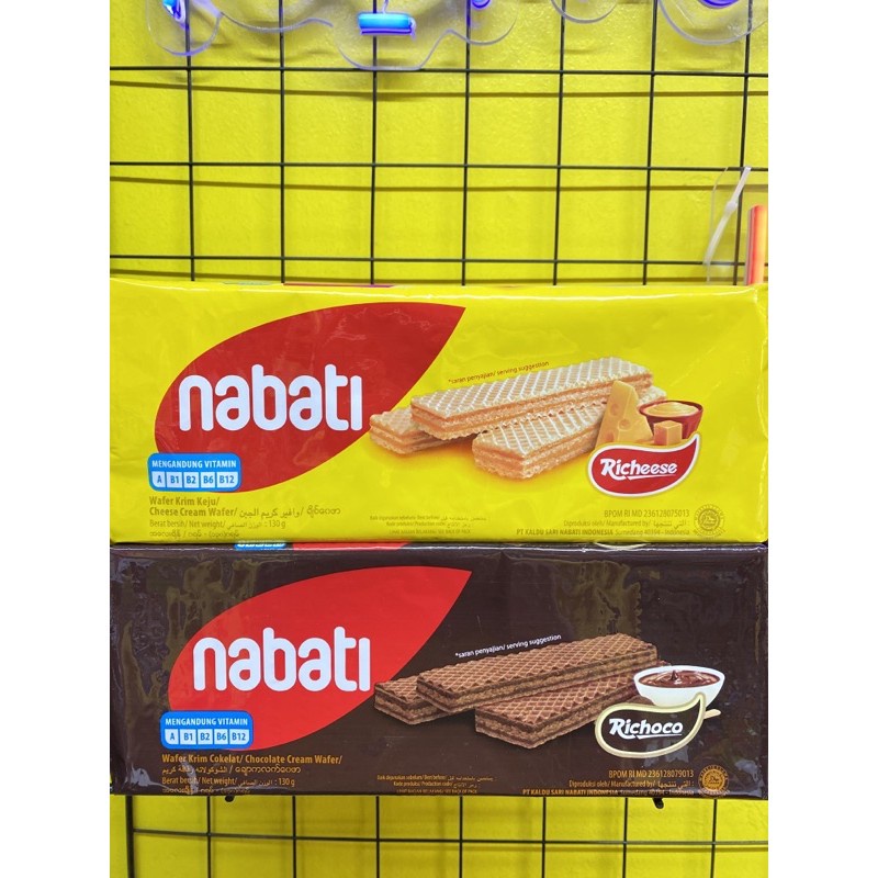 Bánh xốp  Nabati  phomao/socola trọng lượng 24gr và 130gr