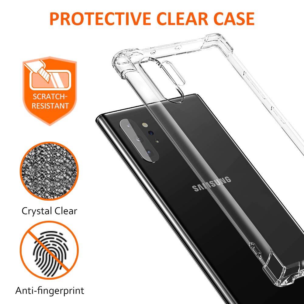 Ốp điện thoại TPU trong suốt mỏng cho Samsung Galaxy S10 S9 S8 S7 S6 Plus Note10 Note9