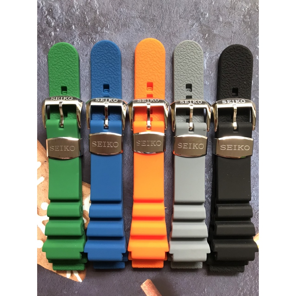 Dây đồng hồ Seiko cao cấp niều màu Tặng Kèm Dụng Cụ Thay Dây
