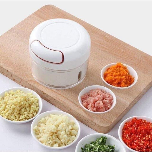 Dụng cụ xay rau củ quả, thực phẩm cầm tay Mini Food Chopper