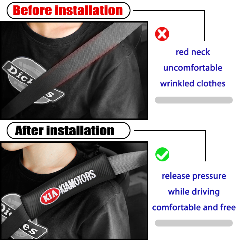 Bộ 2 đệm bọc dây an toàn xe ô tô Honda City Jazz Civic Hrv Crv Brv Accord