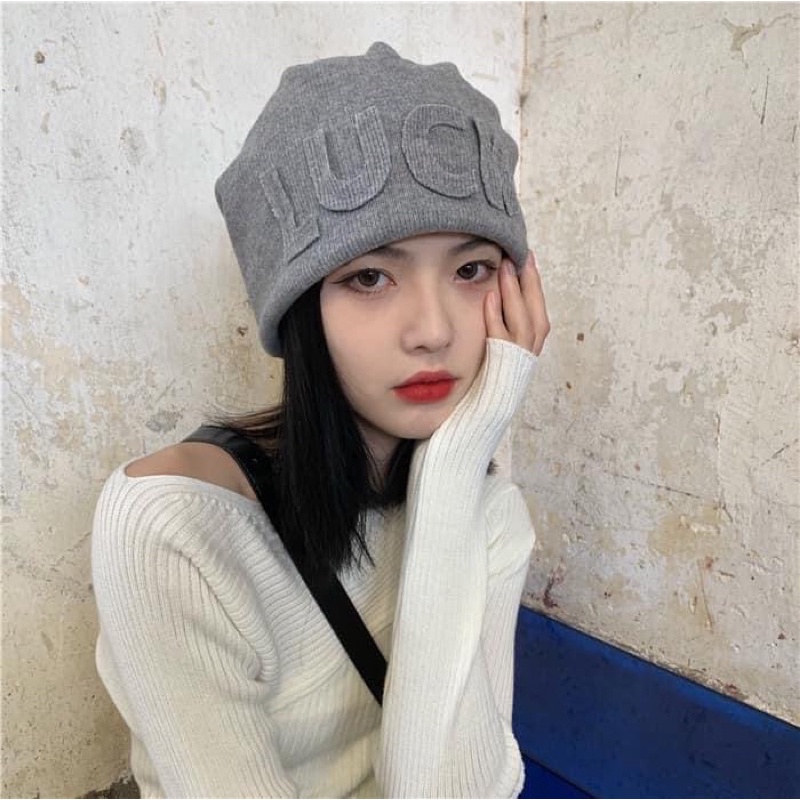 Mũ len LUCK xịn xò