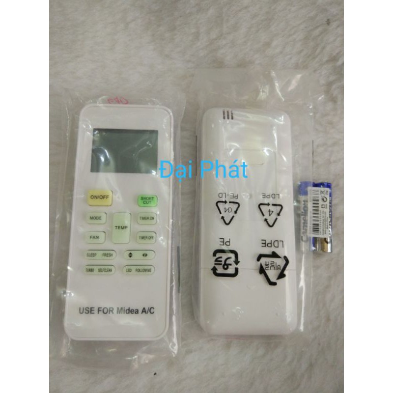 Điều Khiển Máy Lạnh Media ( Nút Xanh)