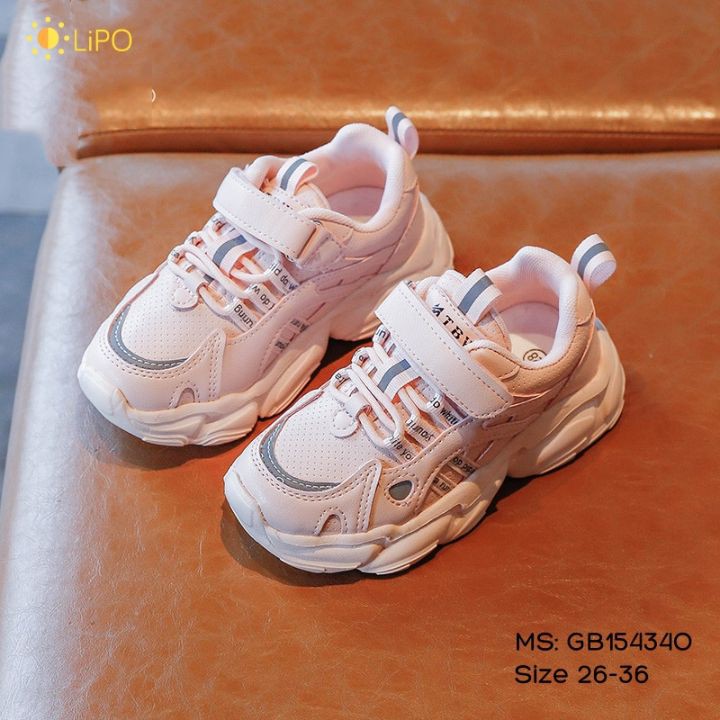 [New] Giày thể thao siêu nhẹ cho bé trai bé gái từ 4 đến 10 tuổi cao cấp  Sneaker trẻ em GB154