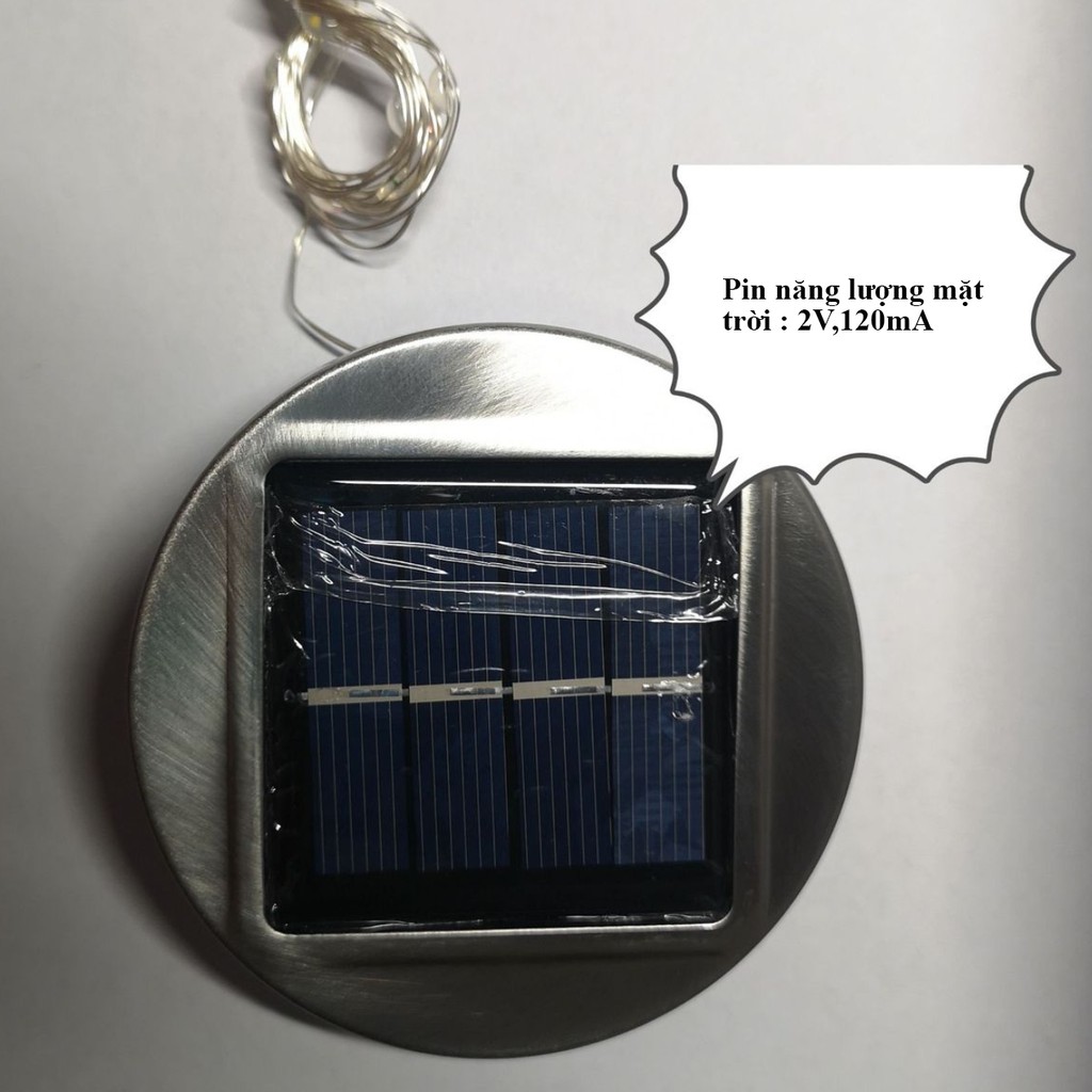 Đèn LED hình quả cầu ngoài trời trang trí sân vườn, treo cây lung linh sử dụng Năng lượng mặt trời Solar
