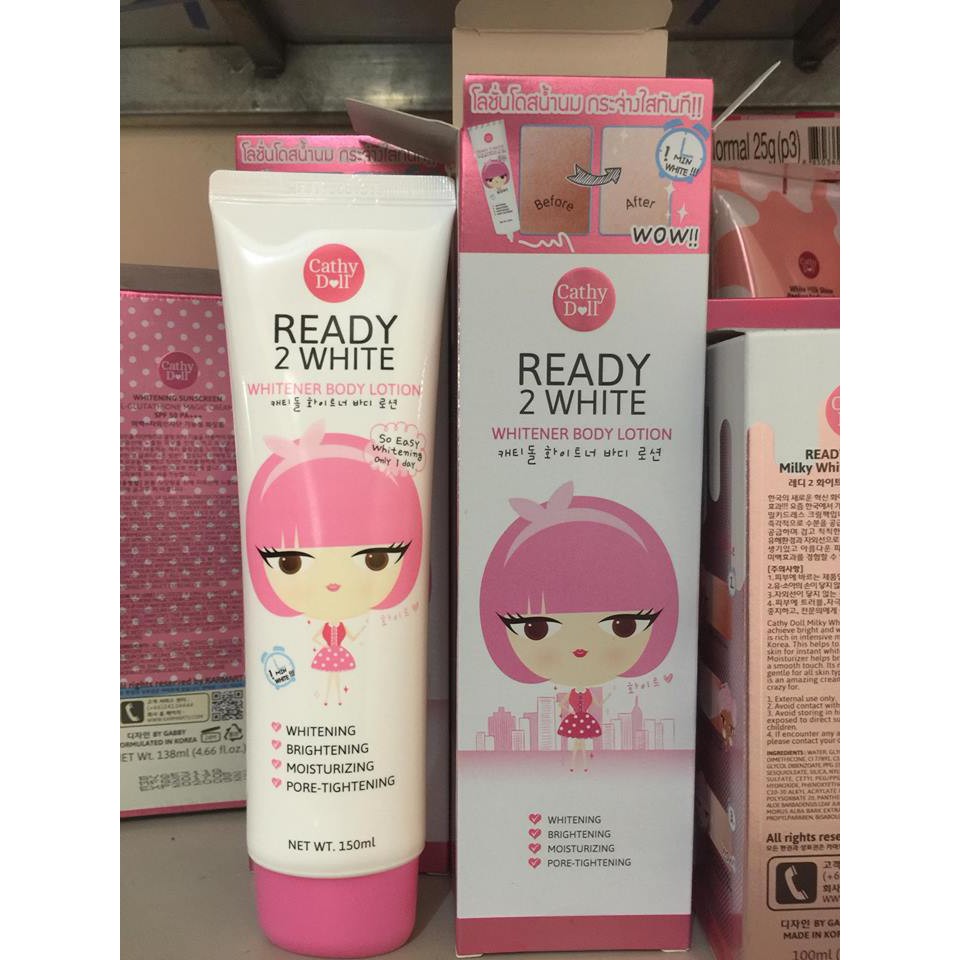 Dưỡng trắng da toàn thân Ready 2 White Body Lotion 150ml - Thái Lan | BigBuy360 - bigbuy360.vn