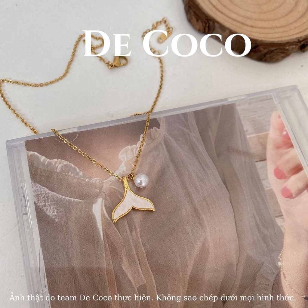 [KHÔNG ĐEN GỈ] Vòng cổ titan đuôi cá Maris De Coco decoco.accessories