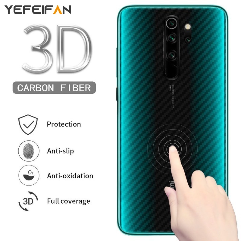 Miếng Dán Sợi Carbon Bảo Vệ Mặt Sau Cho Huawei Nova 7 Se 7i 5t 4e 4 3 3i 3e 3 2i 2 Lite