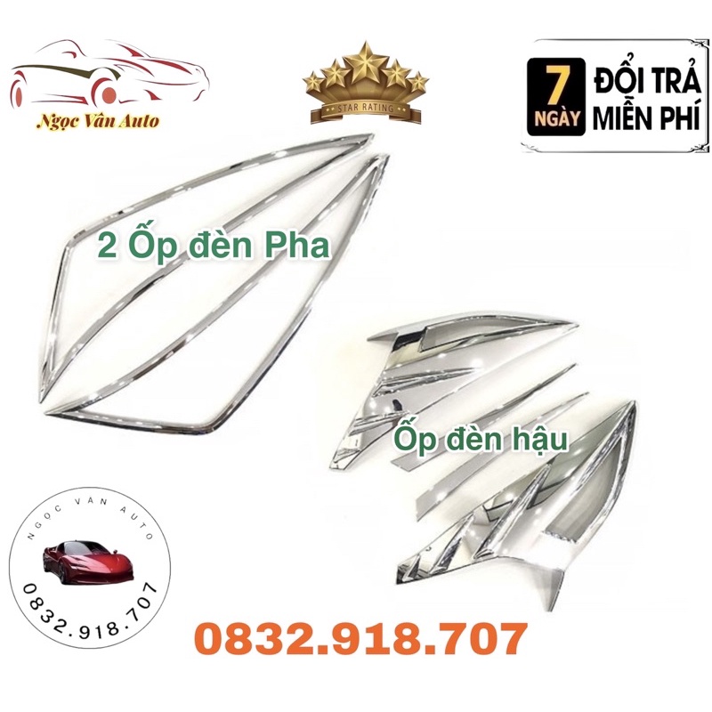 Ốp đèn pha hậu Elantra 2019 - 2021 mạ crom